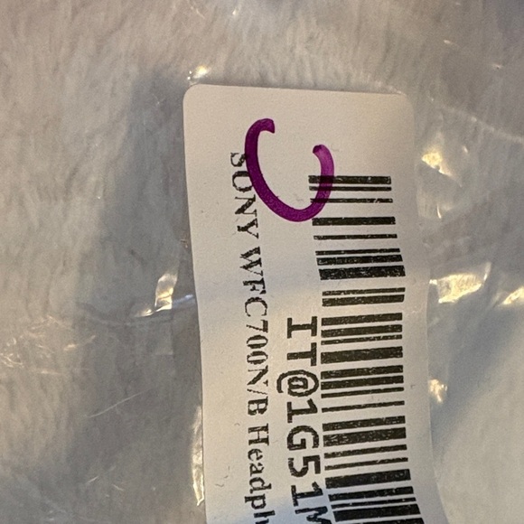 Sony Black Wireless Earbuds with Charging Case - Picture 3 of 5